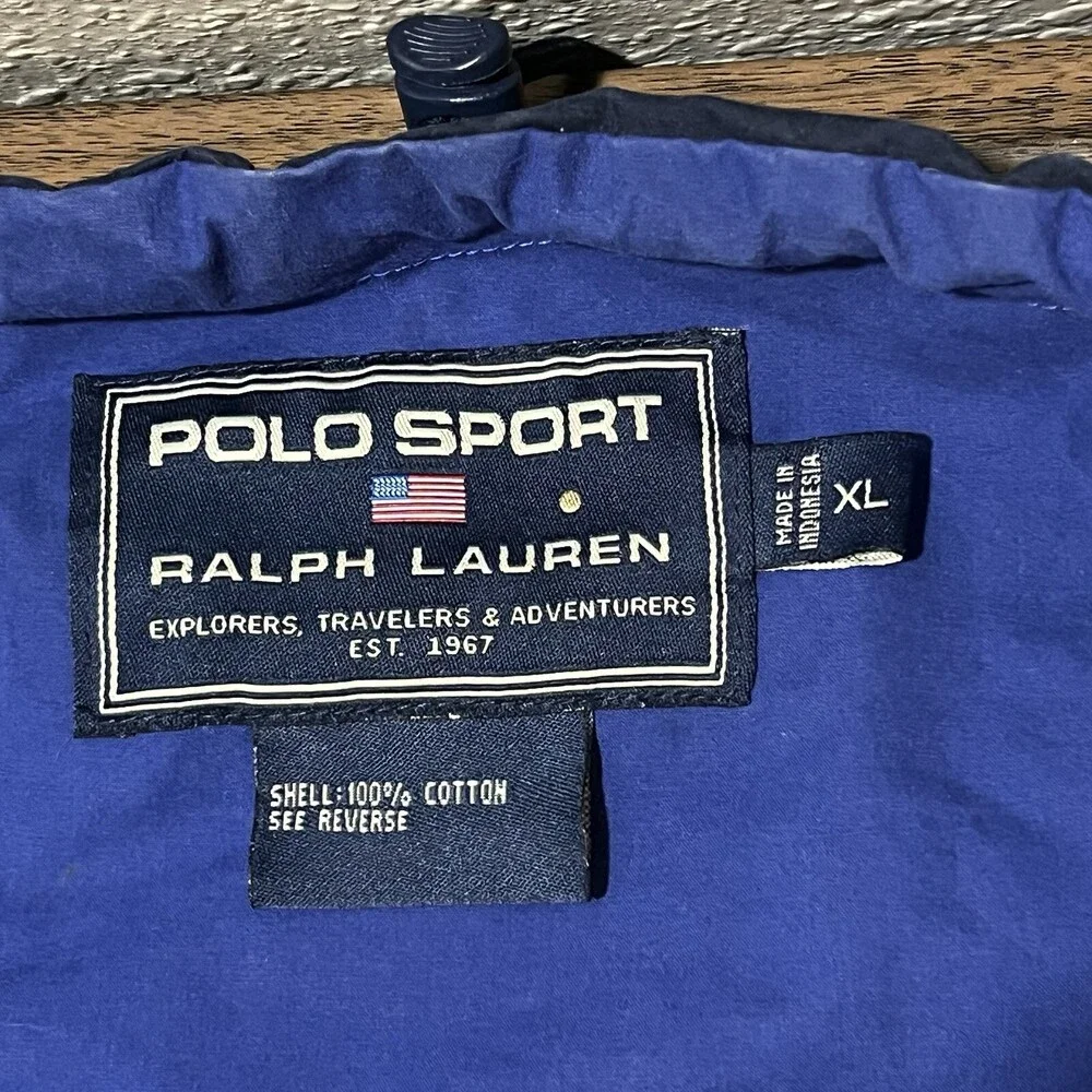 Polo Sport Vintage Harrington Ralph Lauren 90s Windbreaker Jacket Speedo Pepsi